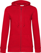 B&C | Inspire Zipped Hood /women_° red