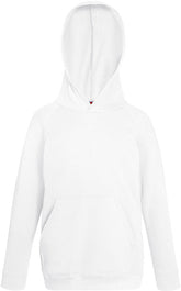 F.O.L. | Kids Lightweight Hooded Sweat white