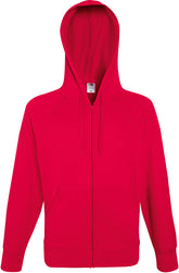 F.O.L. | Lightweight Hooded Sweat Jacket red