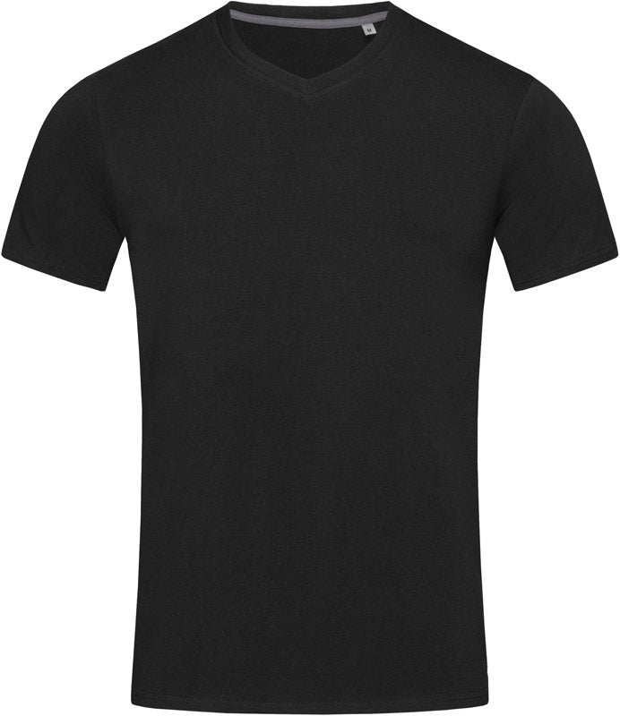 Stedman | V-Neck T "Clive" black opal - S