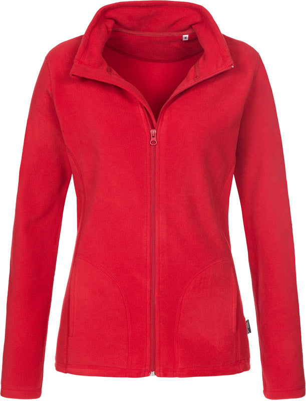 Stedman | Fleece Jacket Women scarlet red