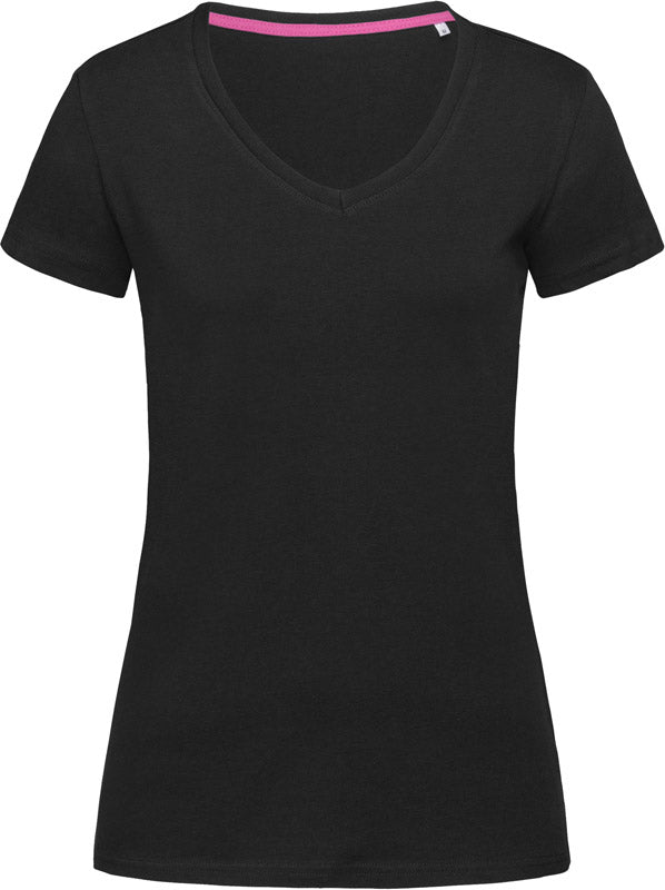 Stedman | V-Neck T "Claire" black opal - S