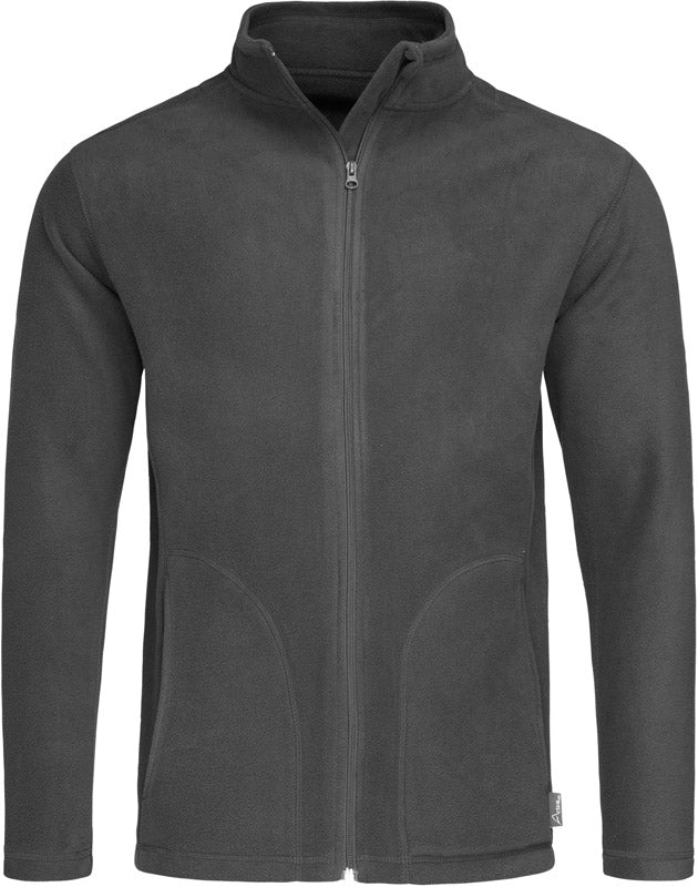 Stedman | Fleece Jacket Men grey steel