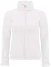 B&C | Hooded Softshell /women white