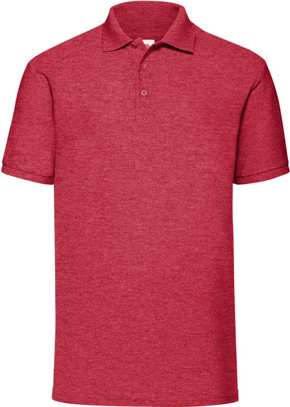 F.O.L. | 65/35 Pique Polo heather red