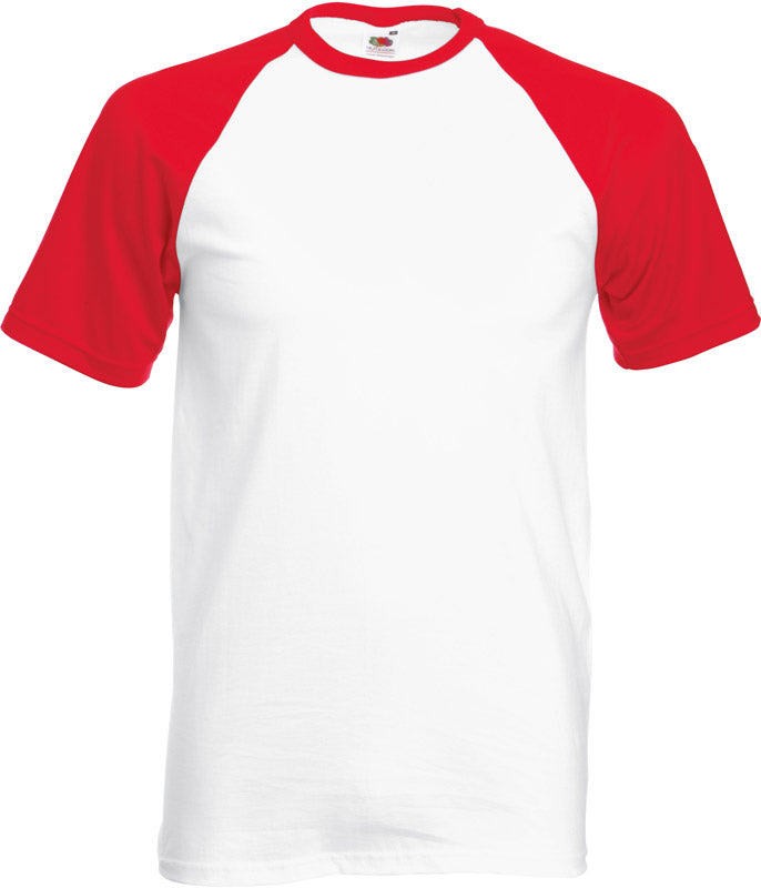 F.O.L. | Baseball T white/red