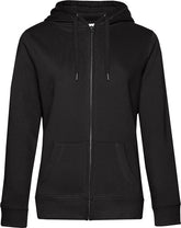 B&C | QUEEN Zipped Hood_° black pure