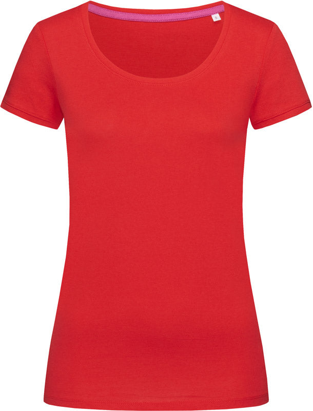 Stedman | Crew Neck T "Megan" crimson red - S