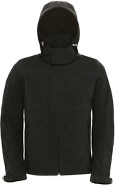 B&C | Hooded Softshell /men black