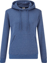 F.O.L. | Classic Lady-Fit Hooded Sweat retro heather royal