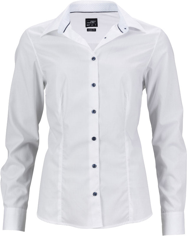 James & Nicholson | JN 647 white/white light blue