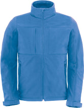 B&C | Hooded Softshell /men azure