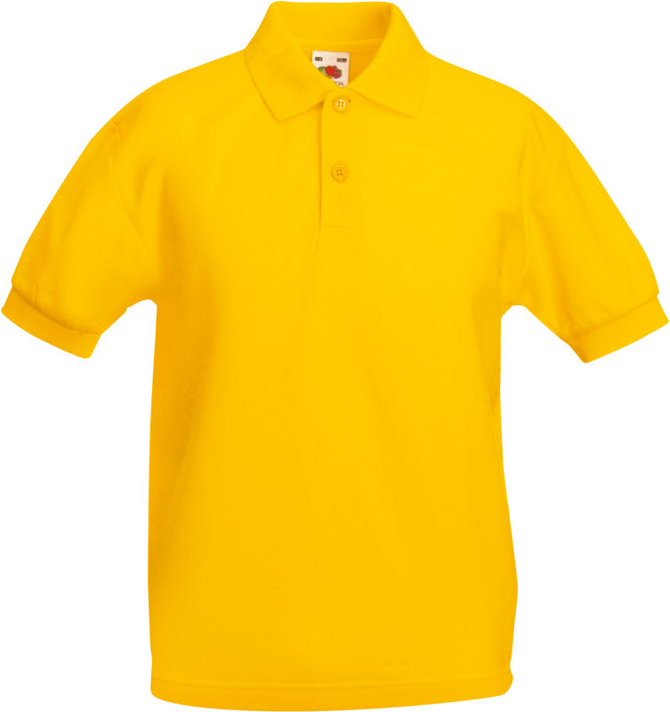 F.O.L. | Kids 65/35 Polo sunflower