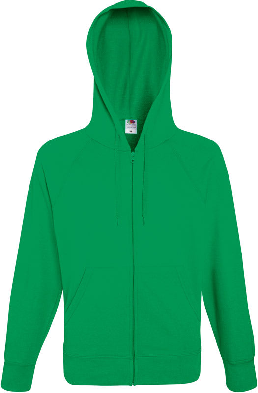 F.O.L. | Lightweight Hooded Sweat Jacket kelly green