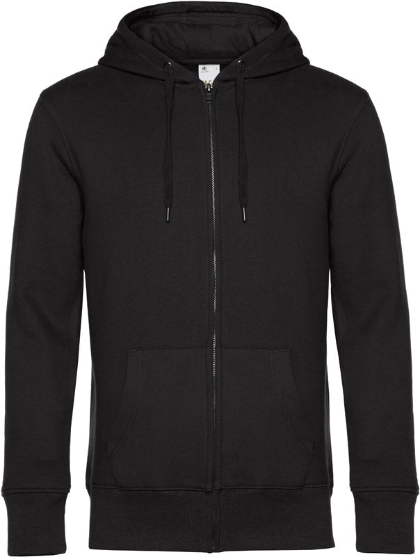 B&C | KING Zipped Hood_° black pure