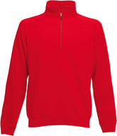 F.O.L. | Premium Zip Neck Sweat red