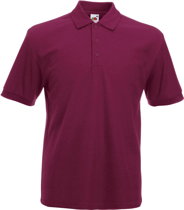 F.O.L. | Heavy 65/35 Pique Polo burgundy