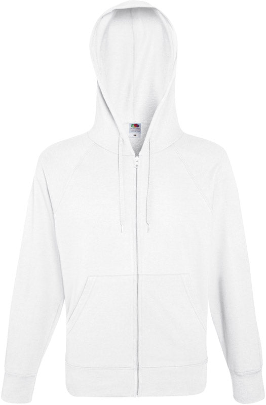 F.O.L. | Lightweight Hooded Sweat Jacket white