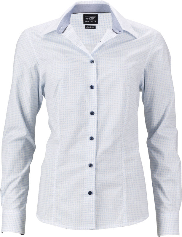 James & Nicholson | JN 673 white/light blue