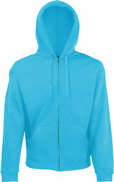 F.O.L. | Classic Hooded Sweat Jacket azure blue