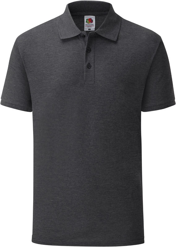 F.O.L. | 65/35 Tailored Polo dark heather grey