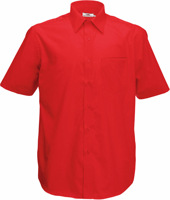 F.O.L. | Poplin Shirt SSL red