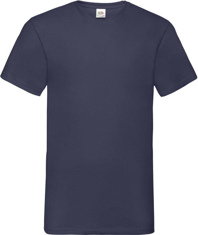 F.O.L. | Valueweight V-Neck T navy