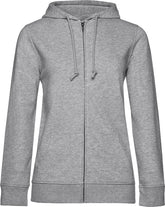 B&C | Inspire Zipped Hood /women_° heather grey