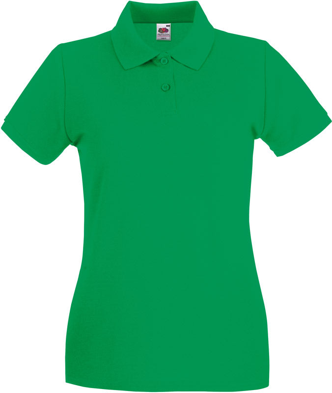 F.O.L. | Lady-Fit Premium Polo kelly green