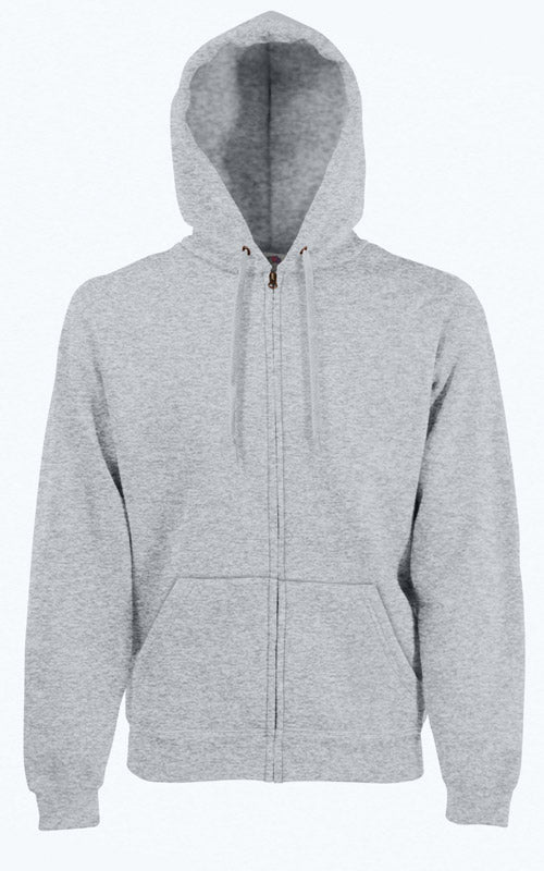 F.O.L. | Classic Hooded Sweat Jacket heather grey