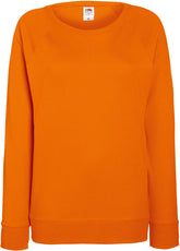 F.O.L. | Lady-Fit LW Raglan Sweat orange