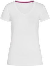 Stedman | V-Neck T "Claire" white - S