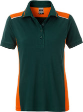 James & Nicholson | JN 857 dark green/orange