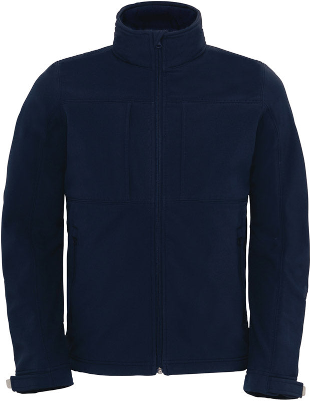 B&C | Hooded Softshell /men navy