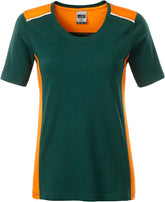 James & Nicholson | JN 859 dark green/orange