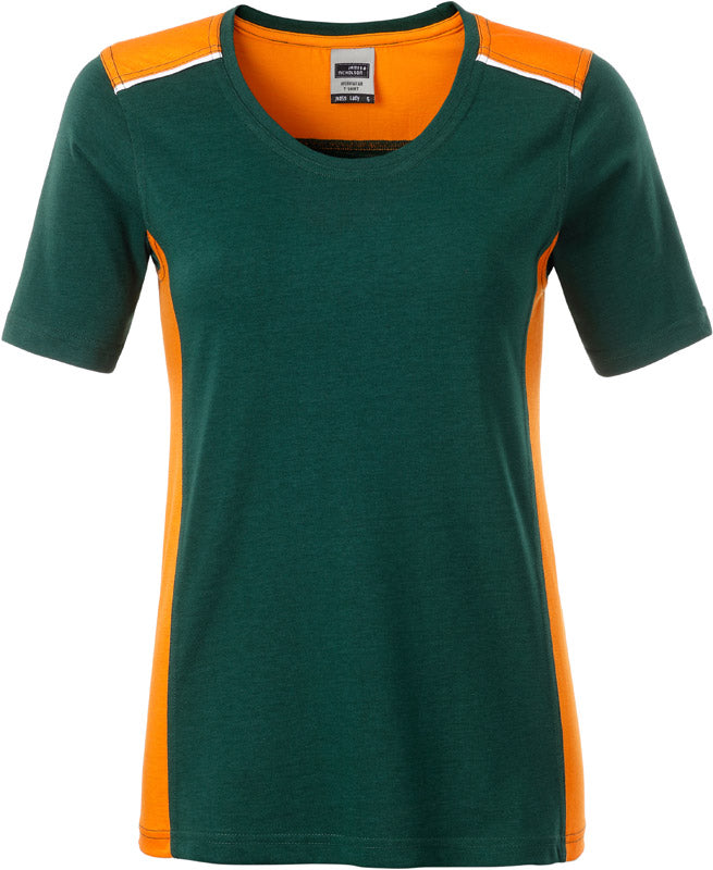 James & Nicholson | JN 859 dark green/orange