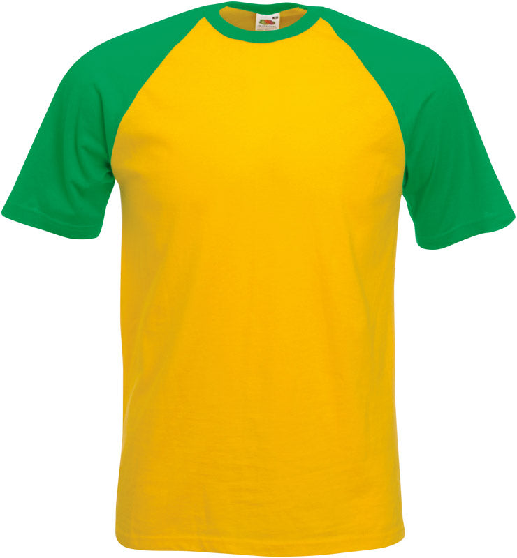 F.O.L. | Baseball T sunflower/kelly green