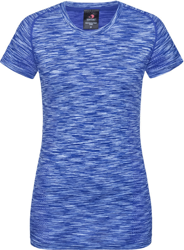 Stedman | Seamless Raglan Women king blue melange