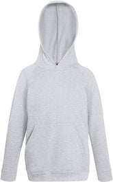 F.O.L. | Kids Lightweight Hooded Sweat heather grey