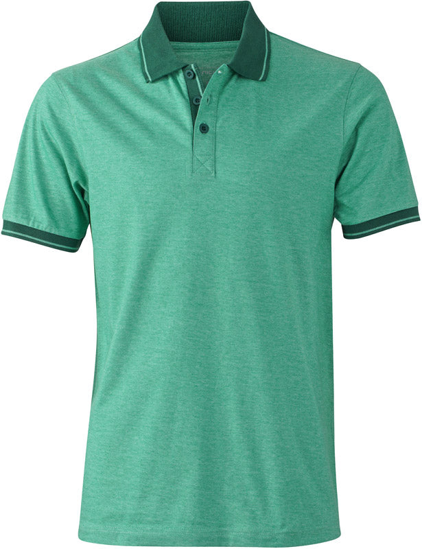 James & Nicholson | JN 706 green melange/dark green