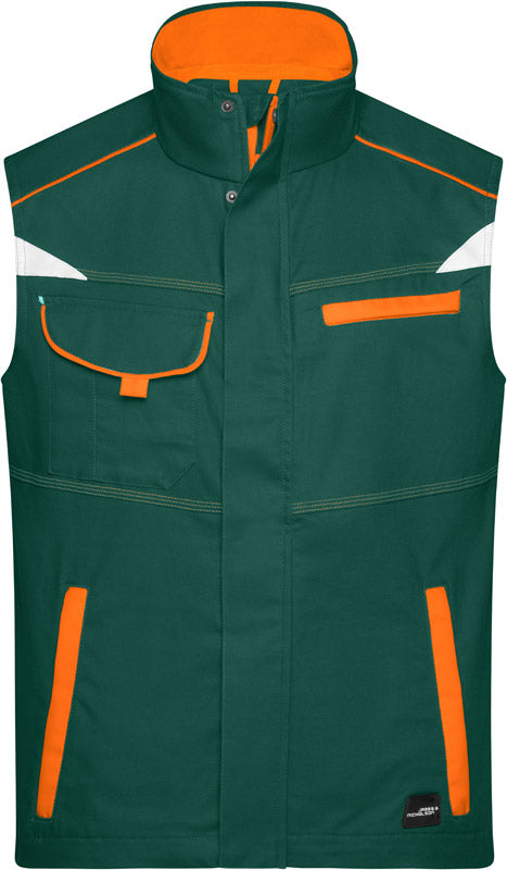 James & Nicholson | JN 850 dark green/orange