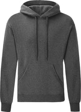 F.O.L. | Classic Hooded Sweat dark heather grey