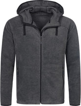 Stedman | Power Fleece Jacket Men anthra heather