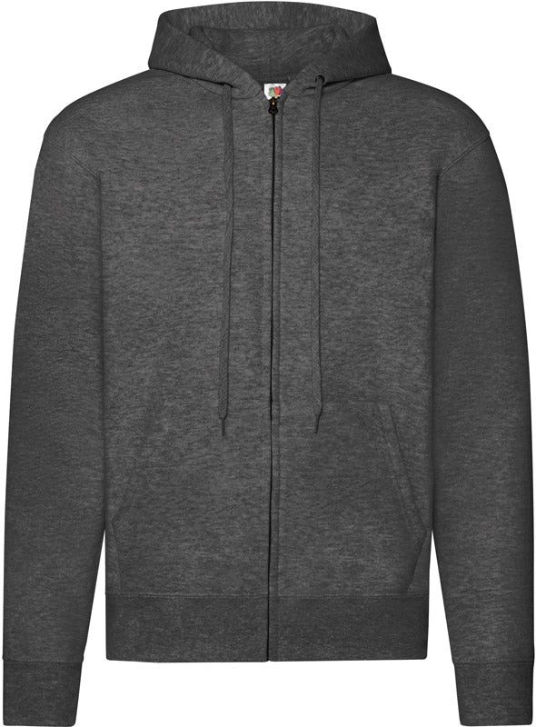 F.O.L. | Classic Hooded Sweat Jacket dark heather grey