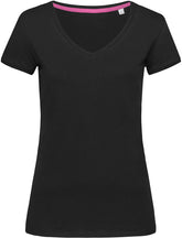 Stedman | V-Neck T "Megan" black opal - S