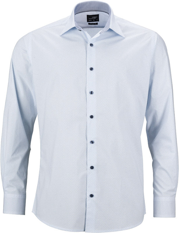 James & Nicholson | JN 670 white/light blue