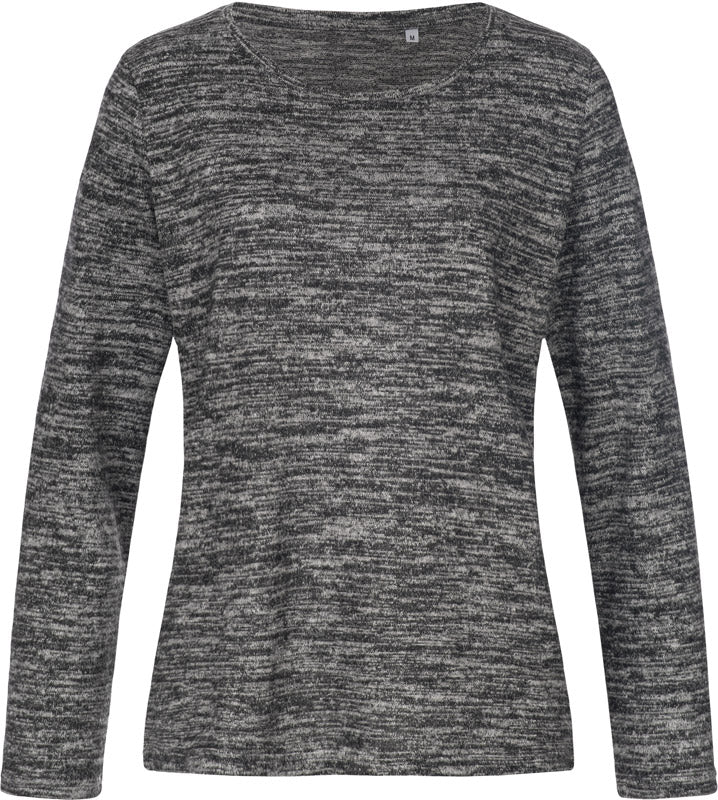 Stedman | Knit Sweater Women dark grey melange