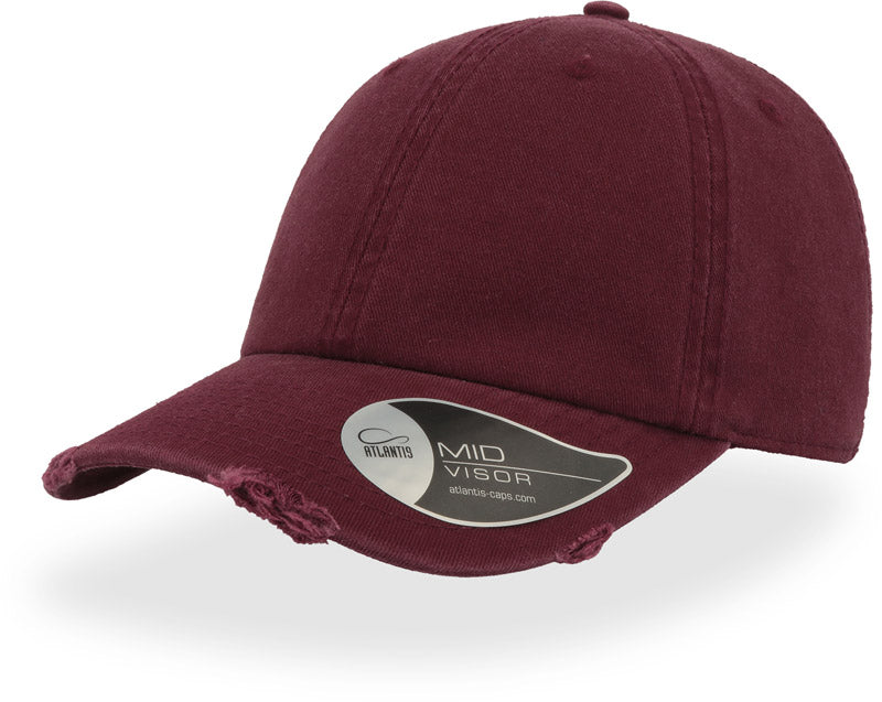 Atlantis | Dad Hat Destroyed burgundy